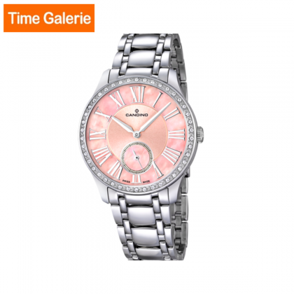 Candino CDOWC4595/2 Silver Stainless Steel with Pink Dial Casual Women Watch